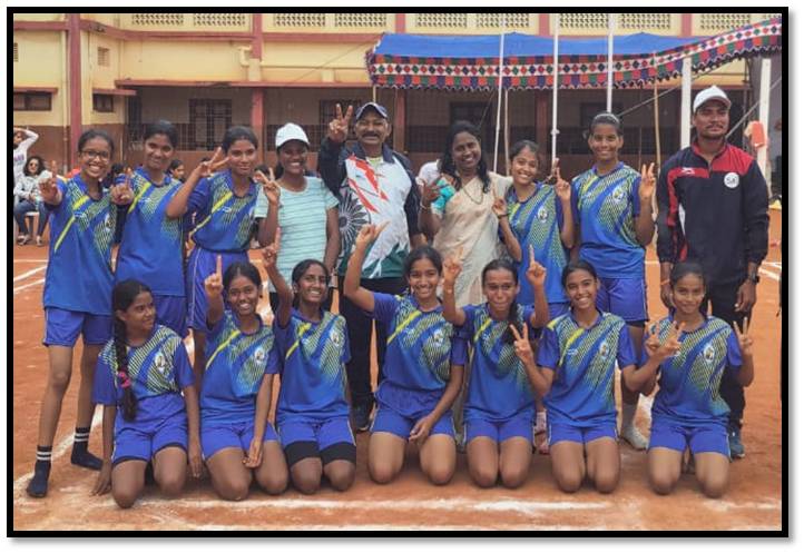 KHO-KHO GIRLS U-17 HELD AT LITTLE FLOWER SCHOOL, GUNTUR