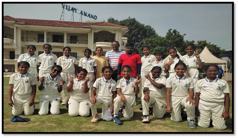 U-14 GIRLS CRICKET HELD AT SHAIKPET INTERNATIONAL SCHOOL