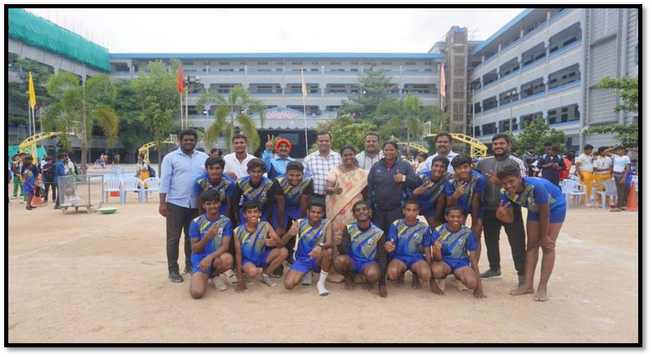 KHO-KHO BOYS U-17 HELD AT ST.JOSEPH'S SCHOOL HABSIGUDA