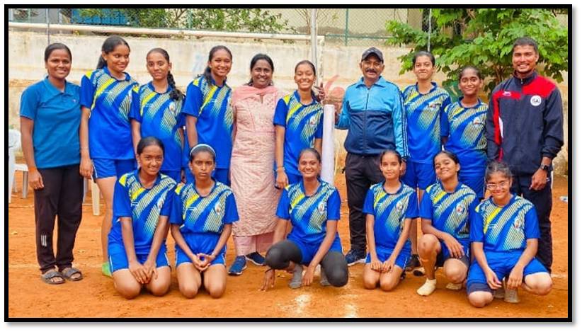 KHO-KHO GIRLS U-19 HELD AT LITTLE FLOWER SCHOOL, GUNTUR