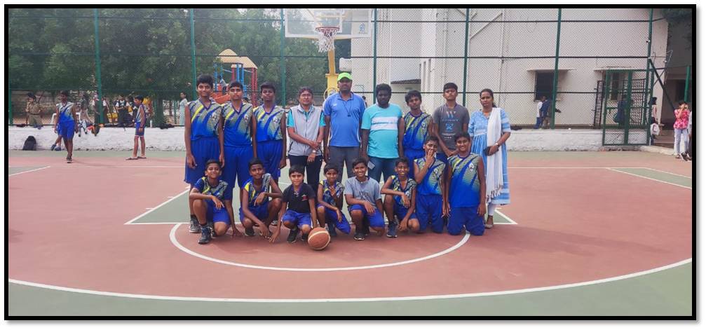 BASKETBALL BOYS U-14 HELD AT HPS, BEGUMPET
