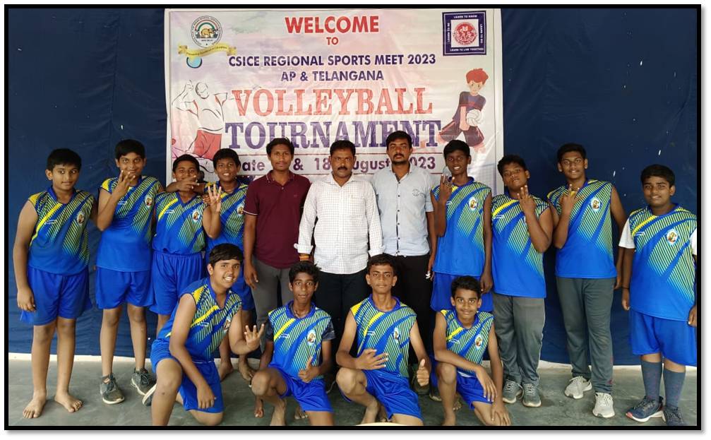 VOLLEYBALL BOYS U-14 HELD AT SHAIKPET INTERNATIONAL SCHOOL